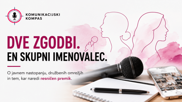 Kako do več znanja na področju javnega nastopanja in družbenih omrežij?