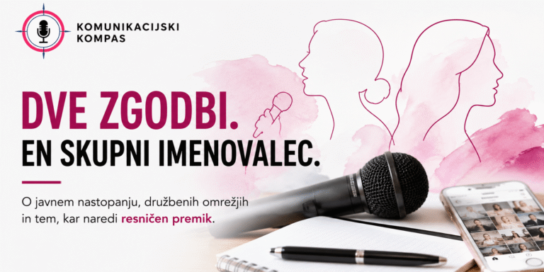 Kako do več znanja na področju javnega nastopanja in družbenih omrežij?
